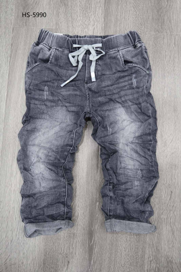 Rybaczki damskie jeansy Roz XS-XL, 1 Kolor Paczka 12 szt
